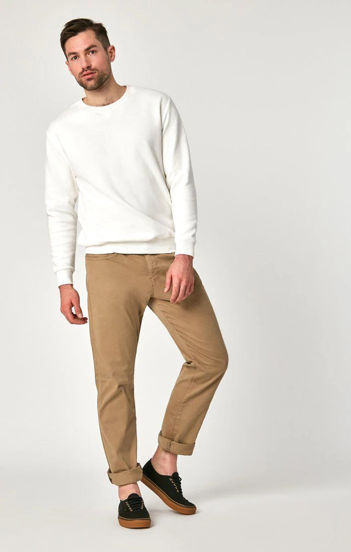 Mavi Men's Matt Relaxed Straight Leg Pants - British khaki twill - Devine 23