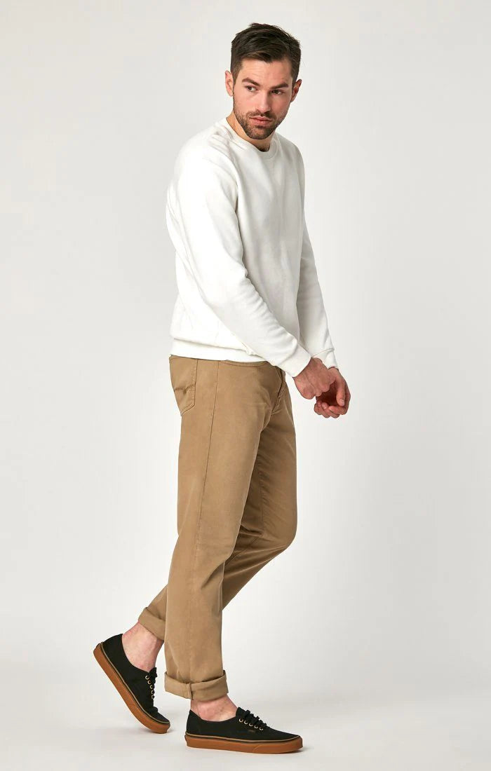 Mavi Men's Matt Relaxed Straight Leg Pants - British khaki twill - Devine 23