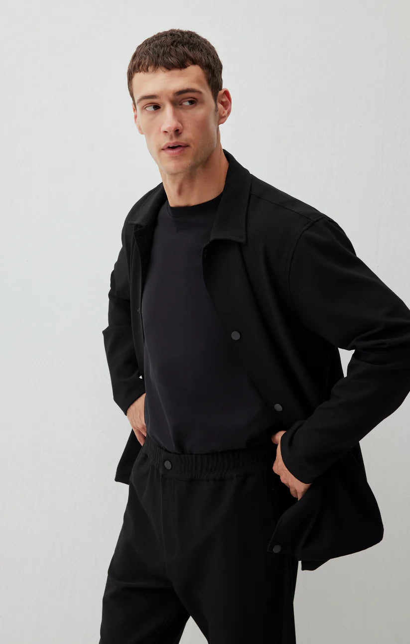 Mavi Long Sleeve Shirt Black - Devine 23