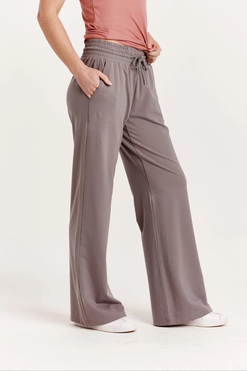 Another Love Elastic Waist Wide Leg Pant - Quincy - Devine 23