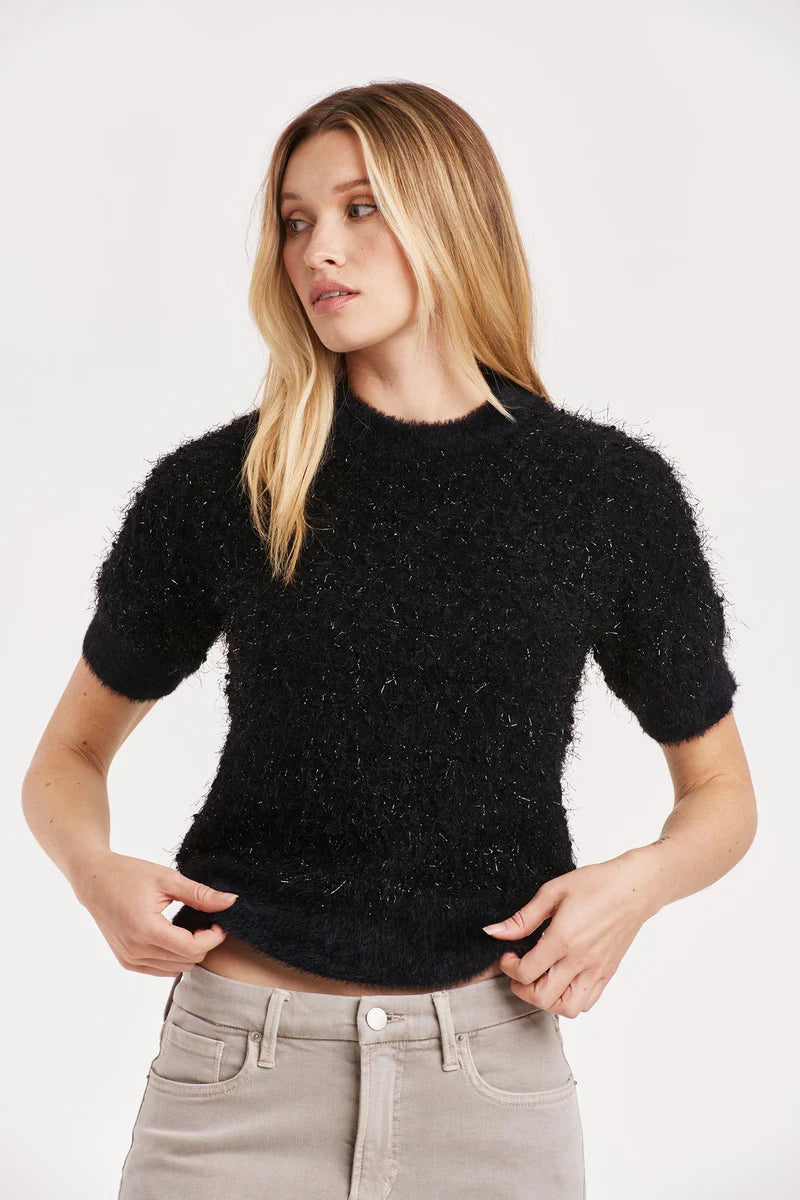 ANOTHER LOVE SEZANNA TOP BLACK VISCOSE - Devine 23
