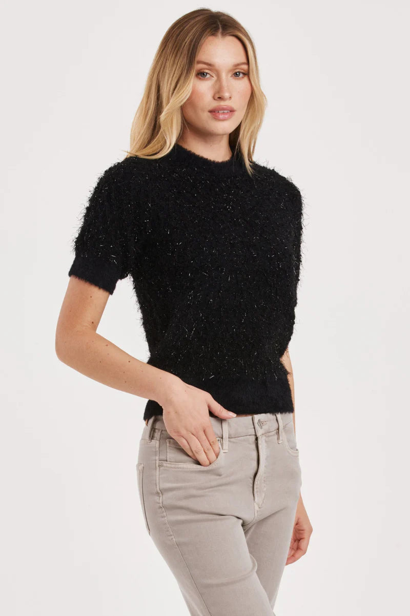 ANOTHER LOVE SEZANNA TOP BLACK VISCOSE - Devine 23