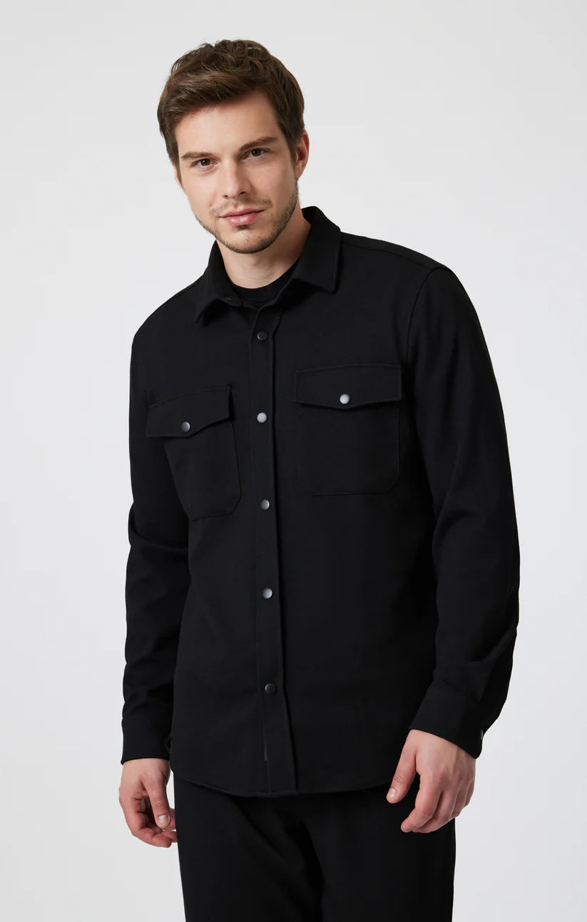 Mavi Long Sleeve Shirt Black - Devine 23