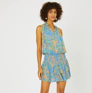 CURRENT AIR SLEEVELESS PLEATED MINI DRESS - Devine 23