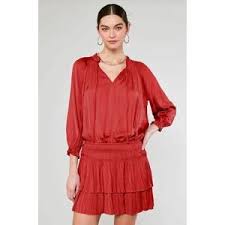 CURRENT AIR SLEEVELESS PLEATED MINI DRESS - Devine 23