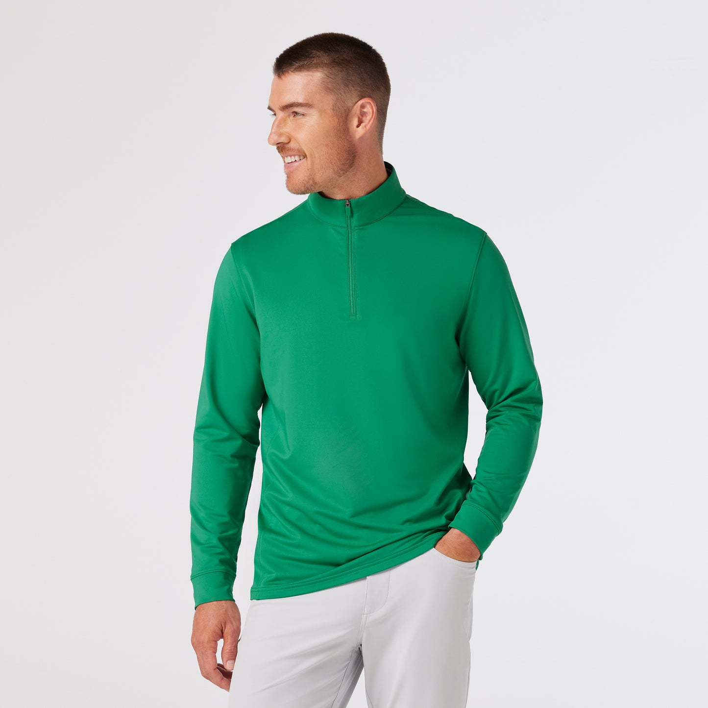Mizzen+Main Men's Highland Quarter Zip Shirt - Devine 23