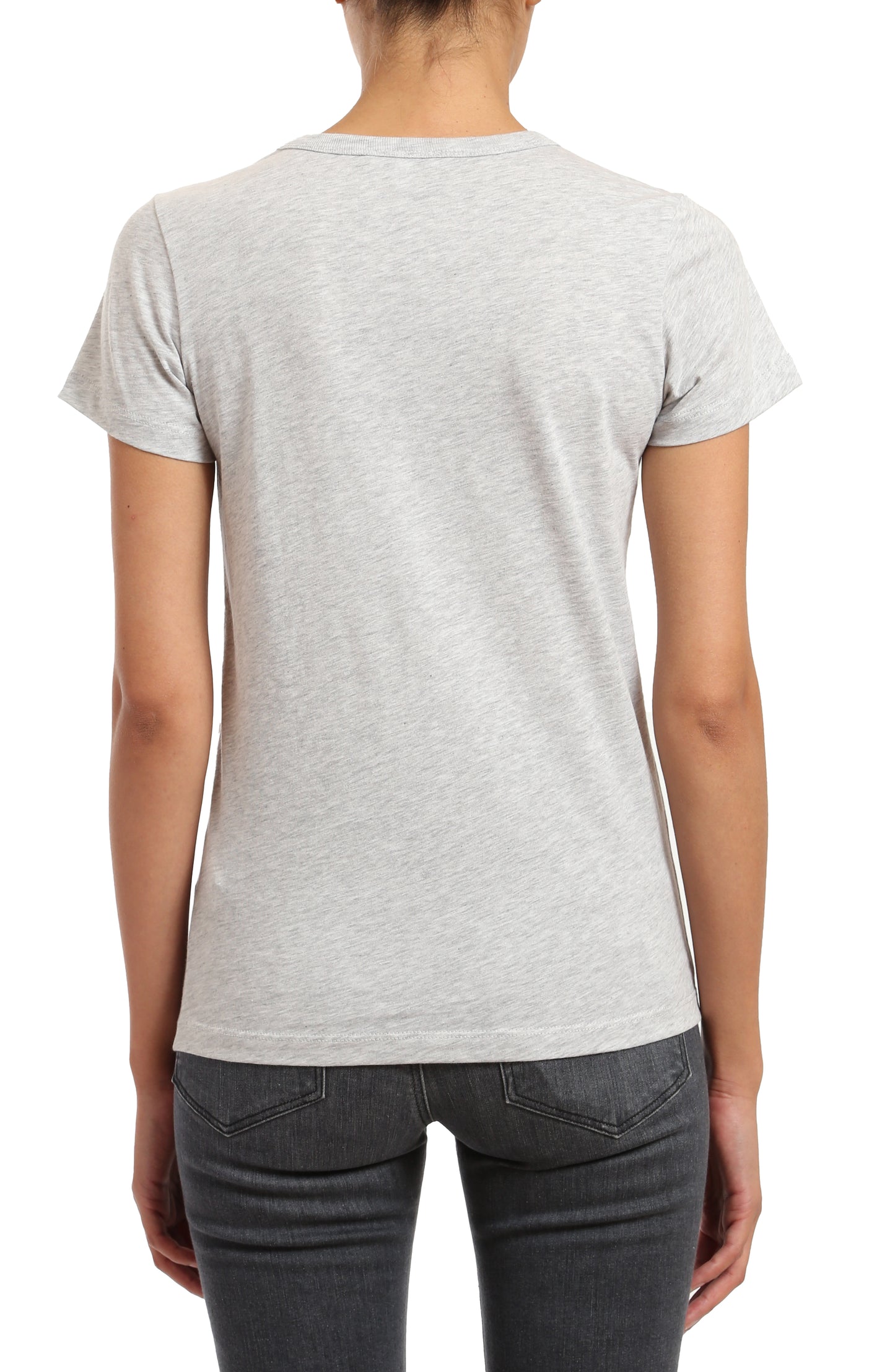 Mavi Women's Crew Neck Basic Snow - Grey - Devine 23
