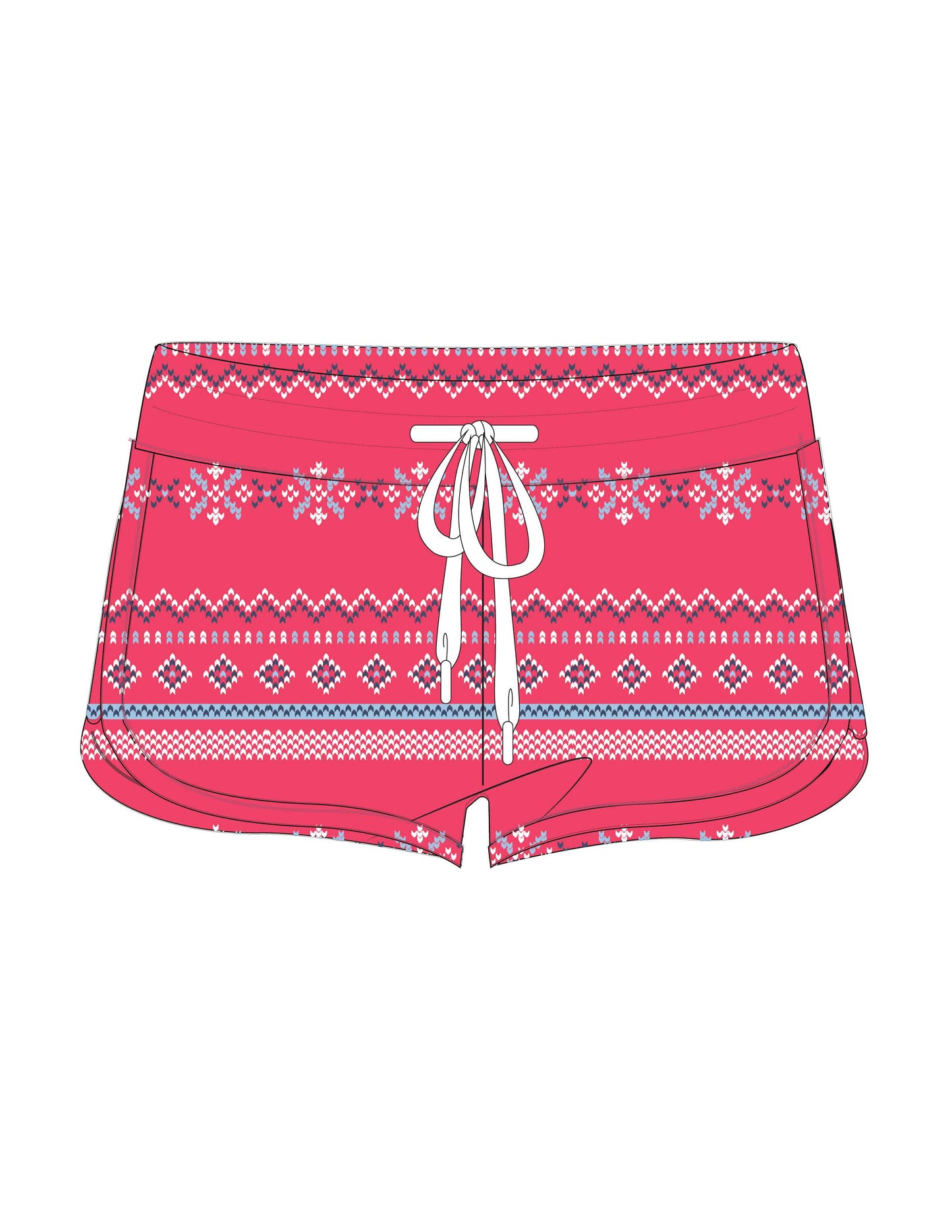 PJ Salvage Snowflake Kisses Short - Red - Devine 23