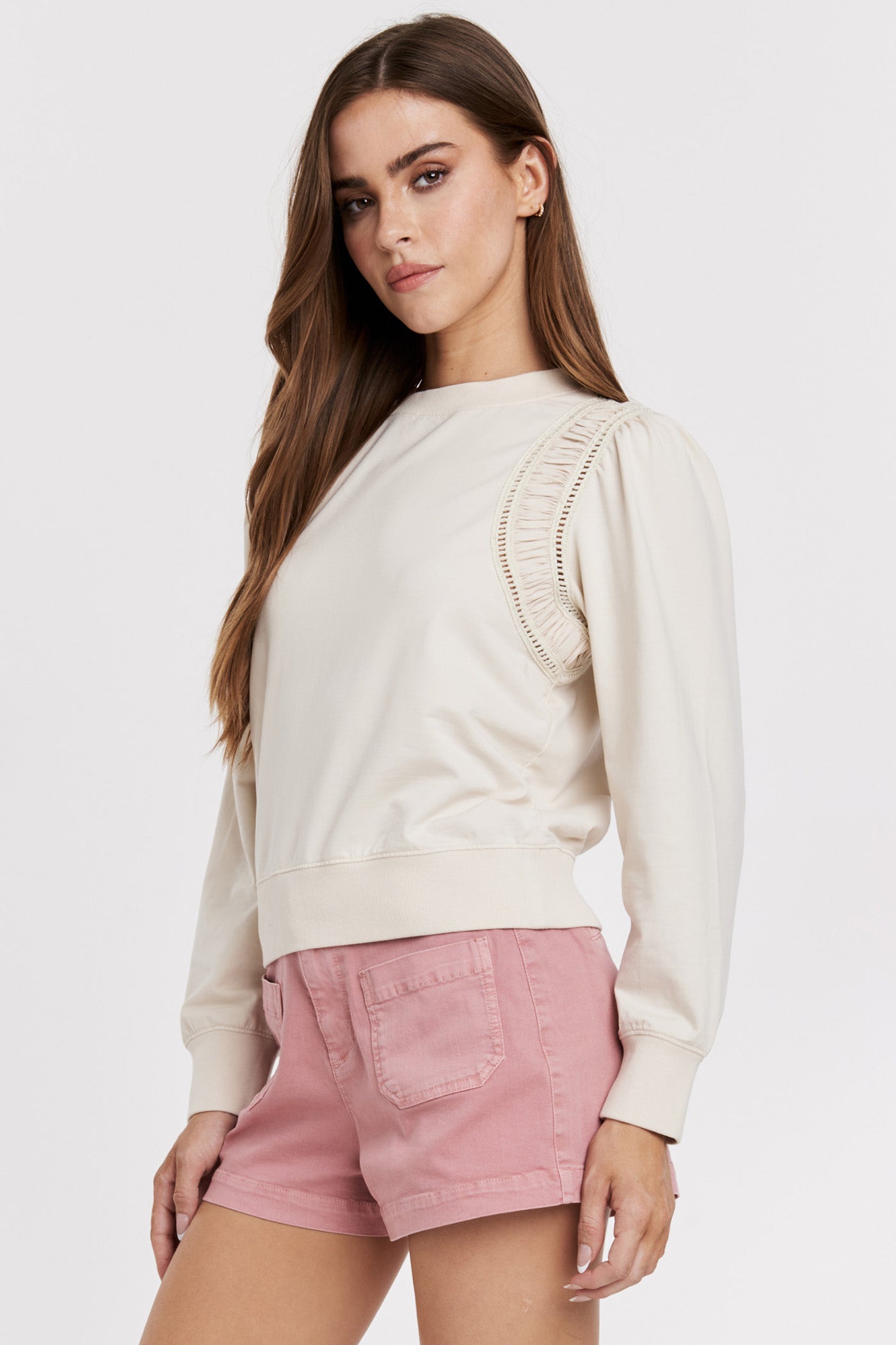 Another Love Lace Crew Neck Top - Cecily - Devine 23
