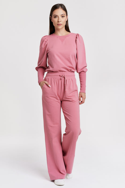 Another Love Elastic Waist Wide Leg Pant - Quincy - Devine 23