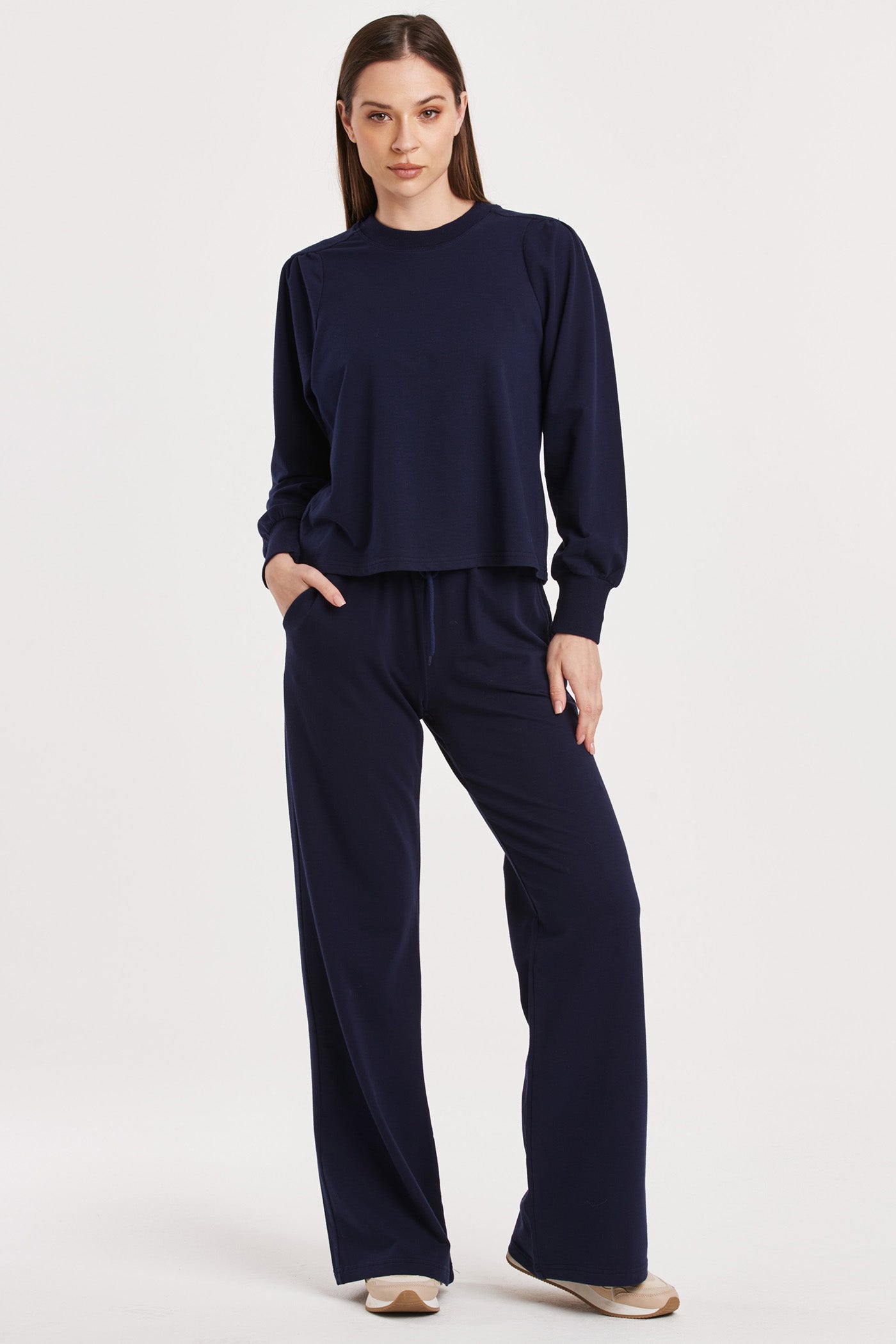 Another Love Puff Sleeve Crew Neck - Kanni - Devine 23