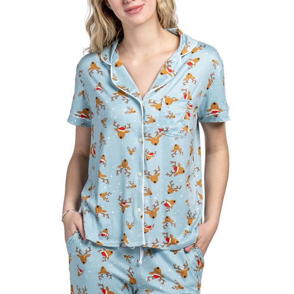 Hello Mello Holiday Pajama Top - Devine 23