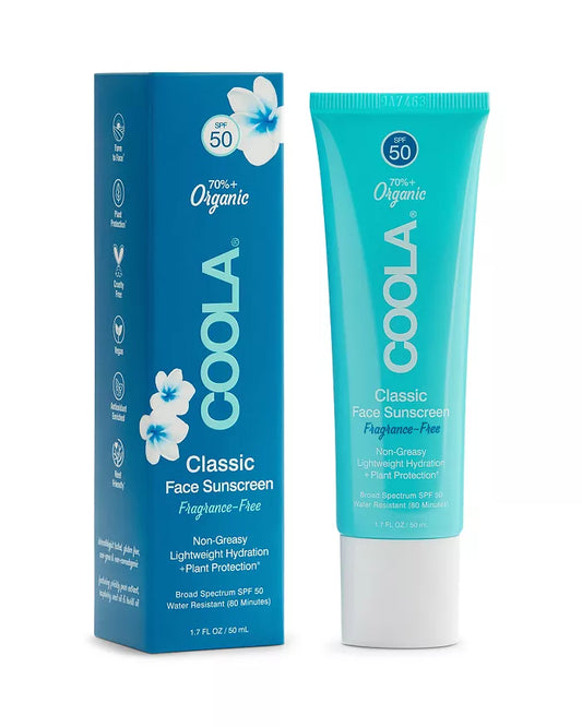COOLA Classic Face Lotion SPF50 Sun Screen