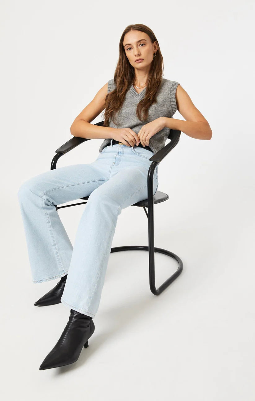 Mavi Women's Los Angeles Bleached Recycled Blue Jeans - Devine 23