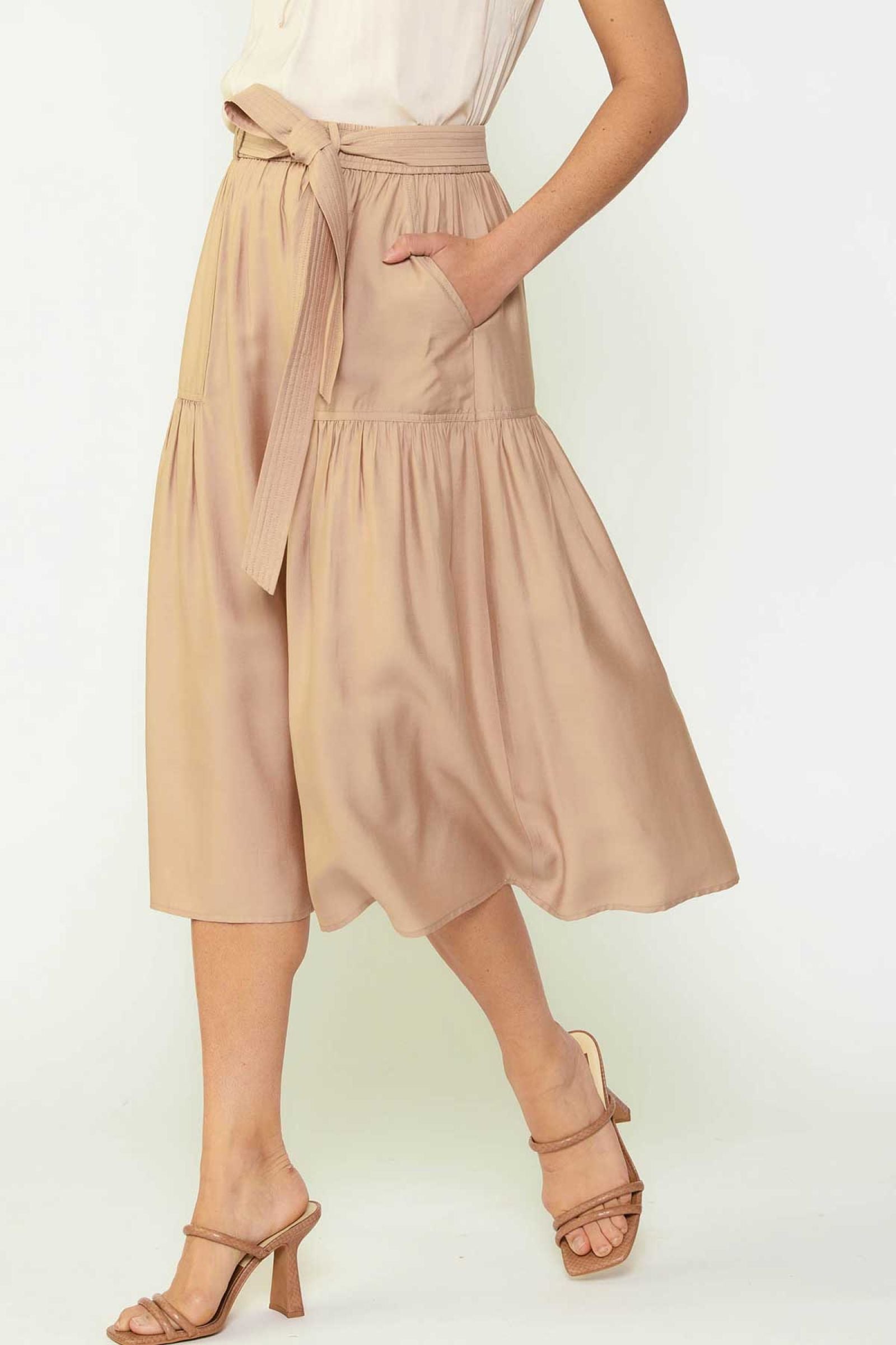 Current Air Tiered Midi Skirt - Devine 23