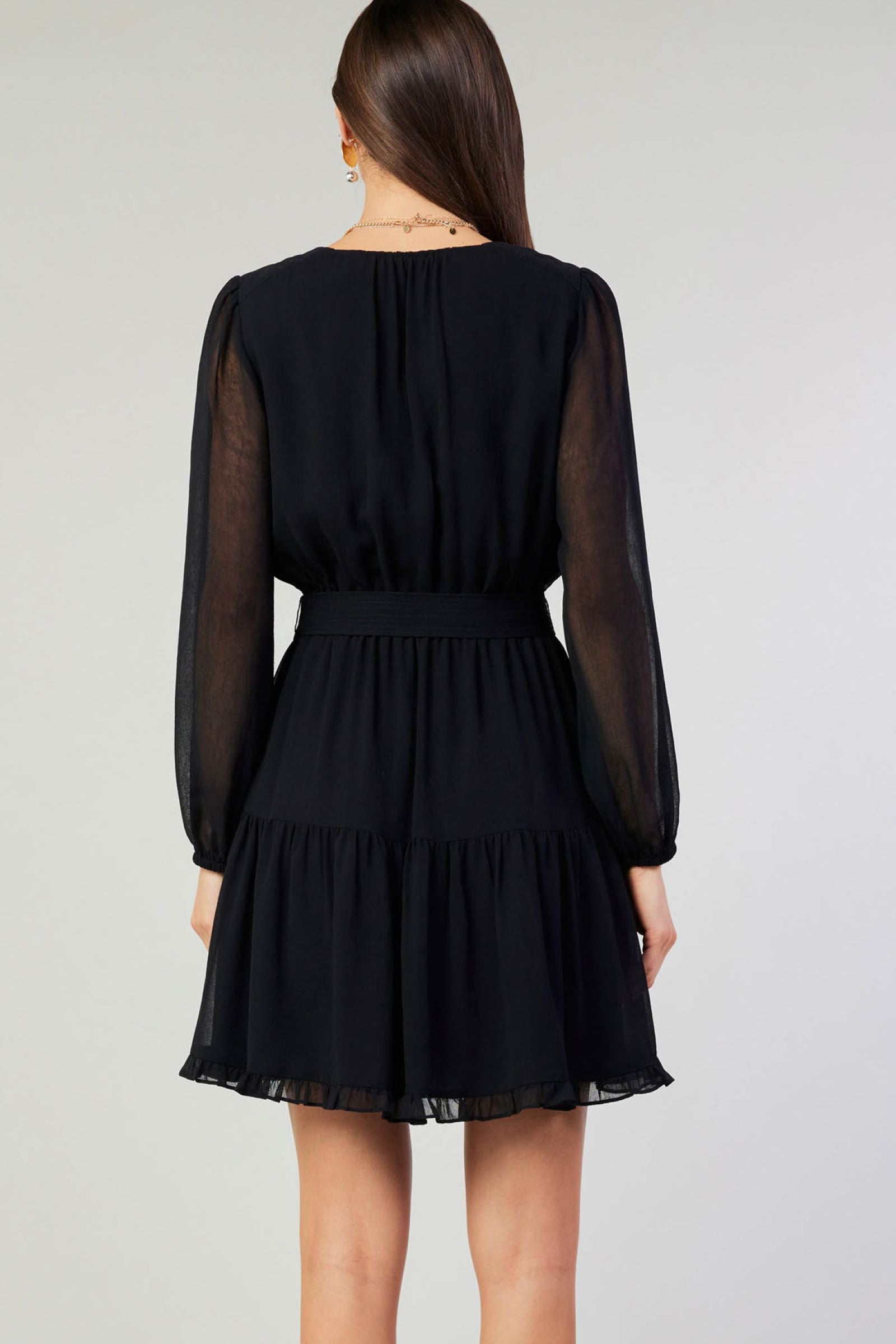 CURRENT AIR LONG-SLEEVE MINI DRESS - Devine 23