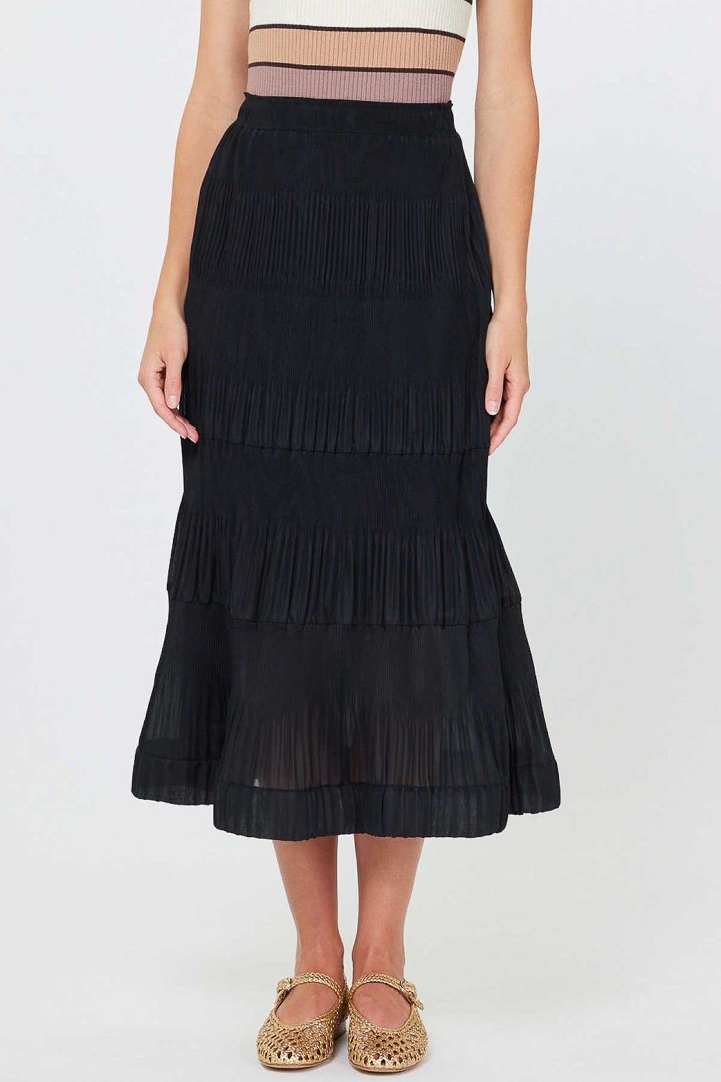 Current Air Pleated Skirt - Devine 23