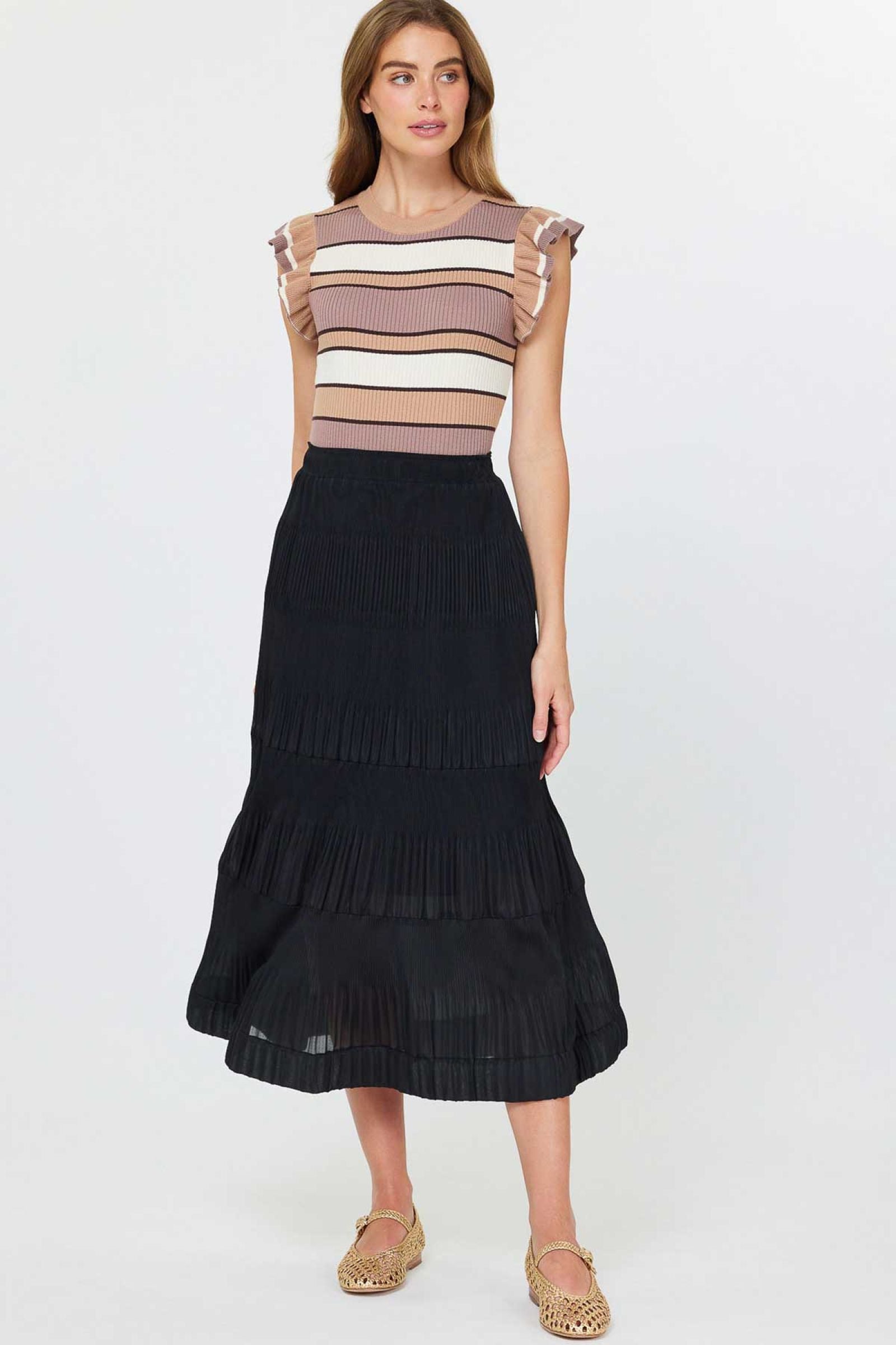 Current Air Pleated Skirt - Devine 23