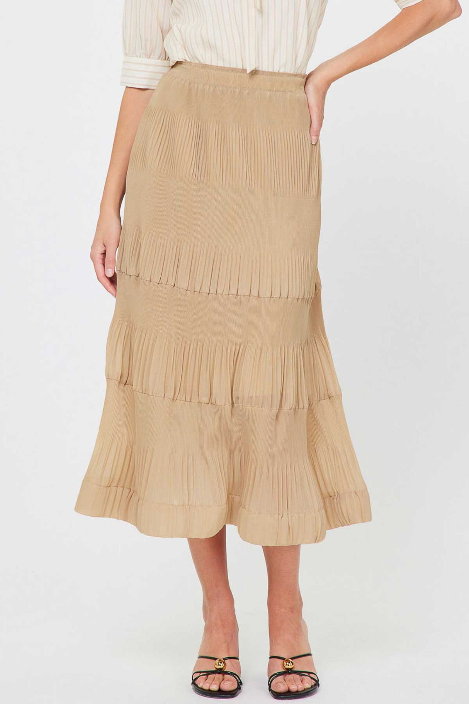 Current Air Pleated Skirt - Devine 23