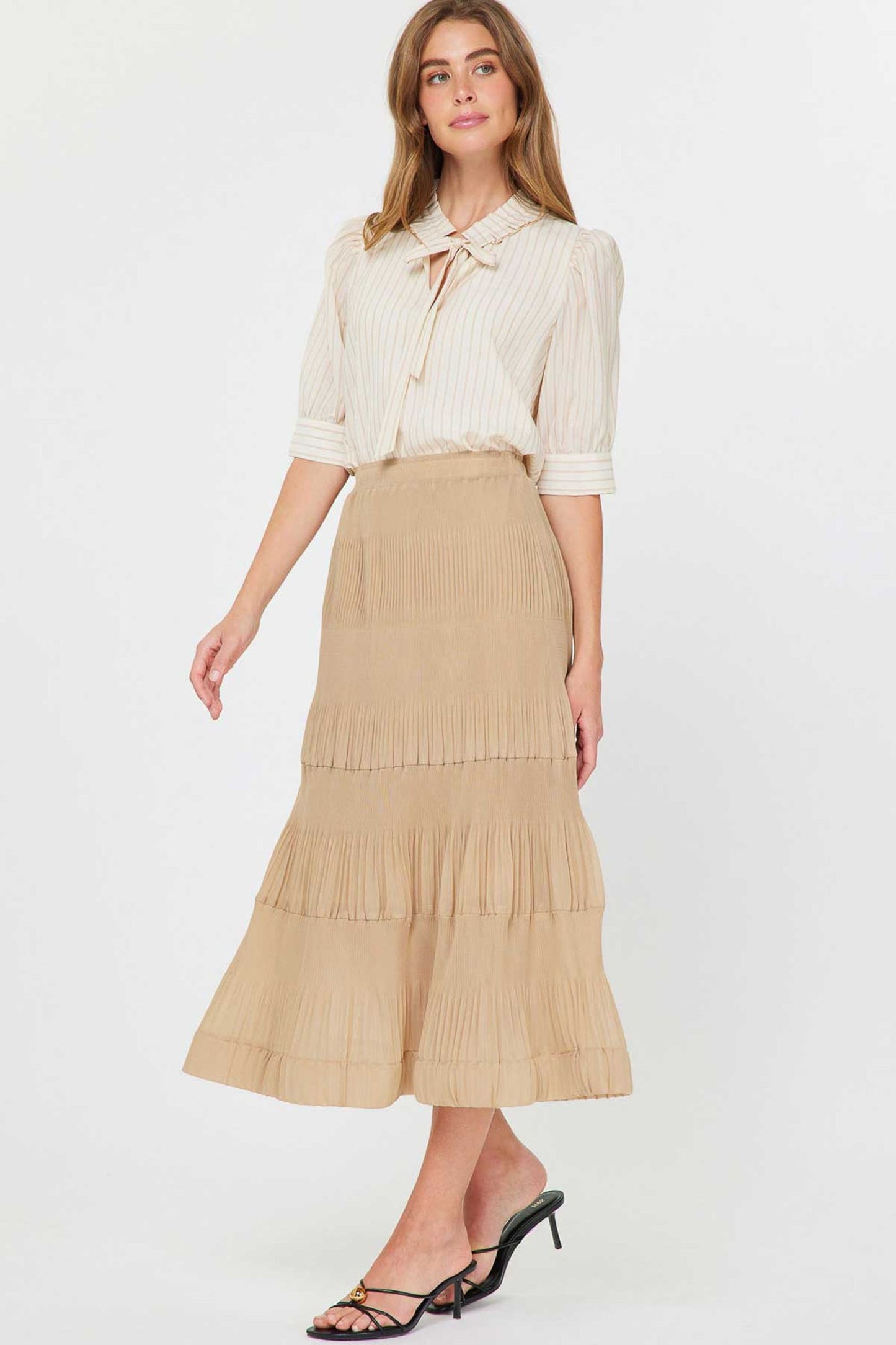 Current Air Pleated Skirt - Devine 23