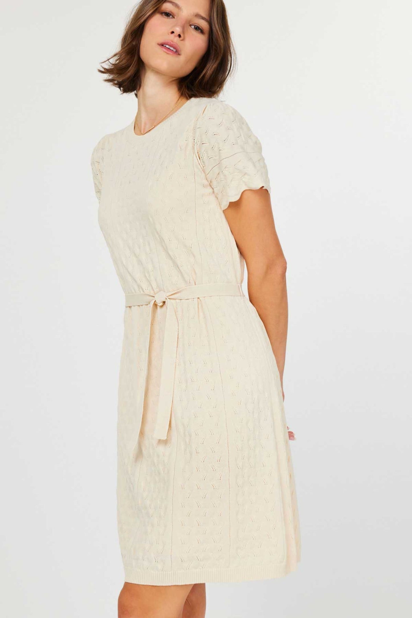 Current Air short-sleeve mini sweater dress - Devine 23