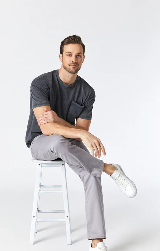 Mavi Men's Matt Relaxed Straight Leg Pants - Graphite Twill - Devine 23