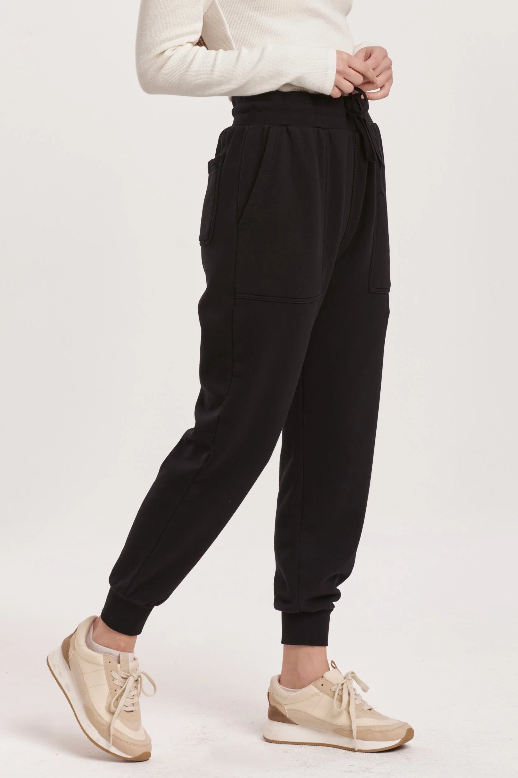 DEAR JOHN HIGH RISE ANKLE JOGGER PANTS - Devine 23