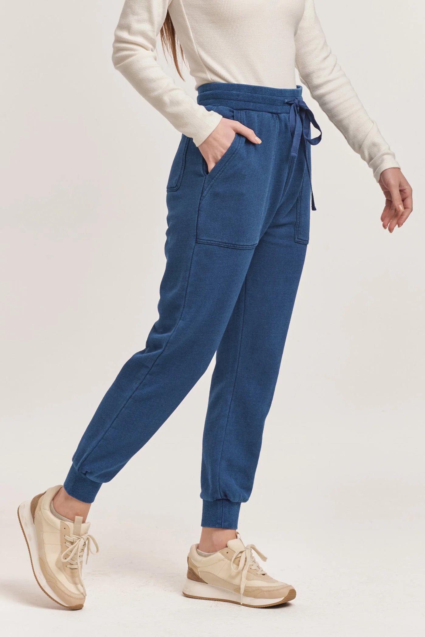 DEAR JOHN HIGH RISE ANKLE JOGGER PANTS - Devine 23