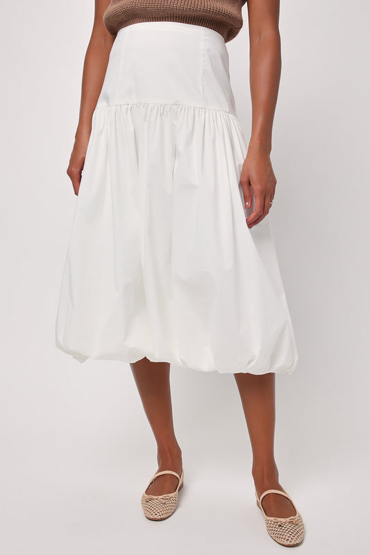 LULUS RICKI POPLIN MIDI SKIRT - Devine 23