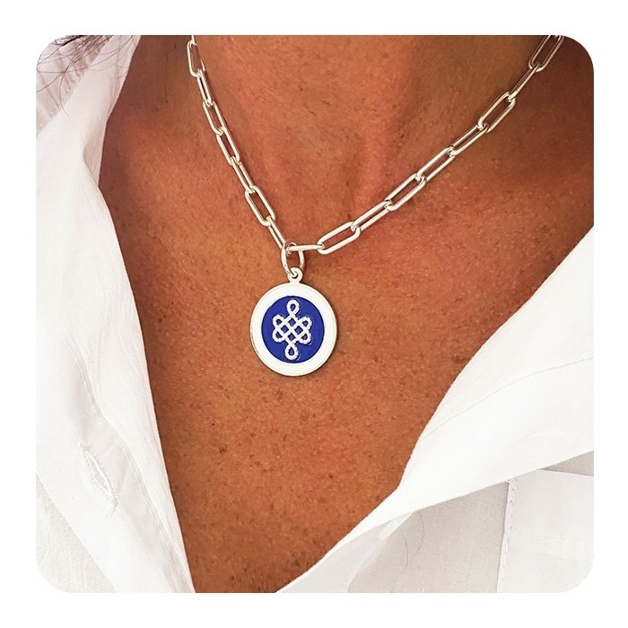 Lola Mother & Daughter Silver Pendant - Devine 23