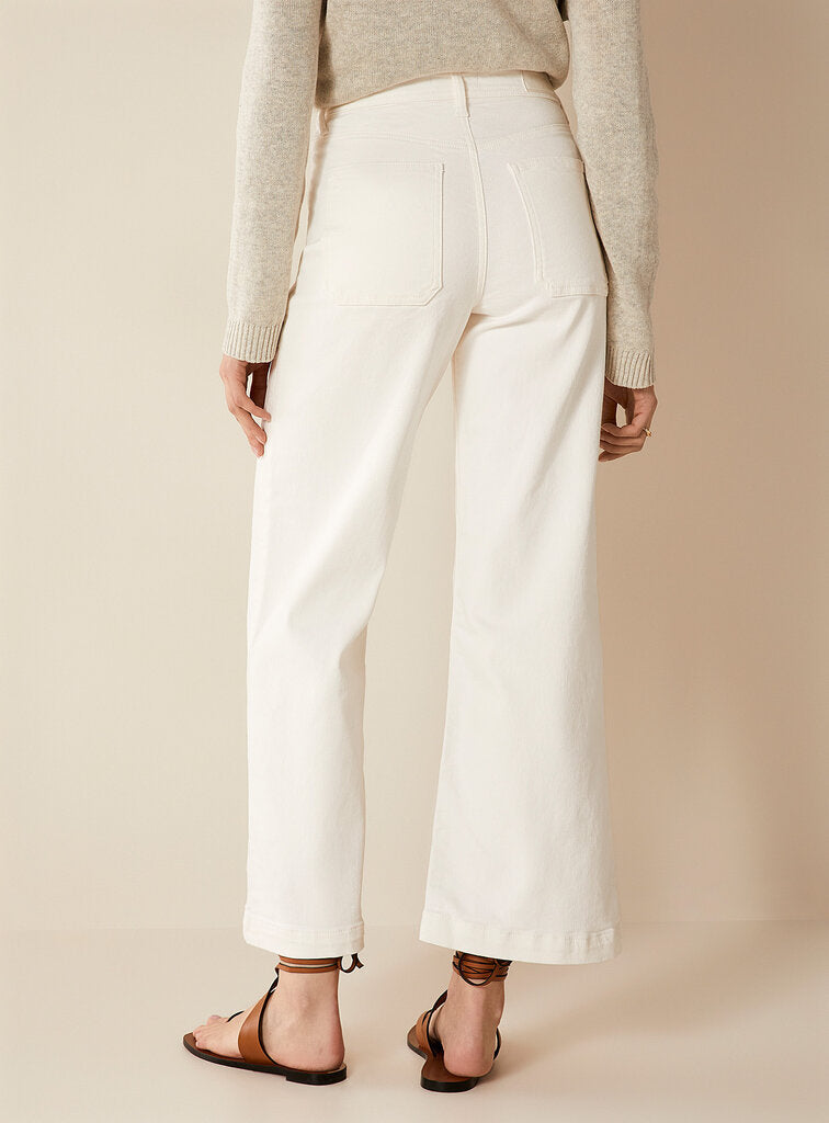 Mavi Women's Paloma Marine White Flex Blue Jeans - Devine 23