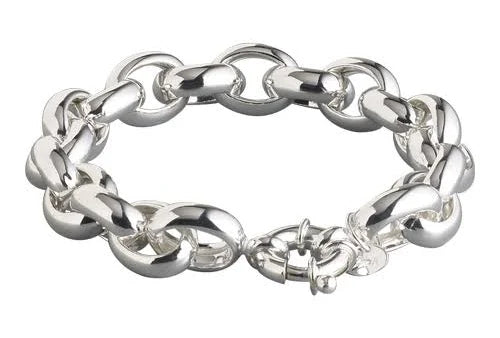 LOLA Rolo Large Bracelet Silver 13mm - Devine 23