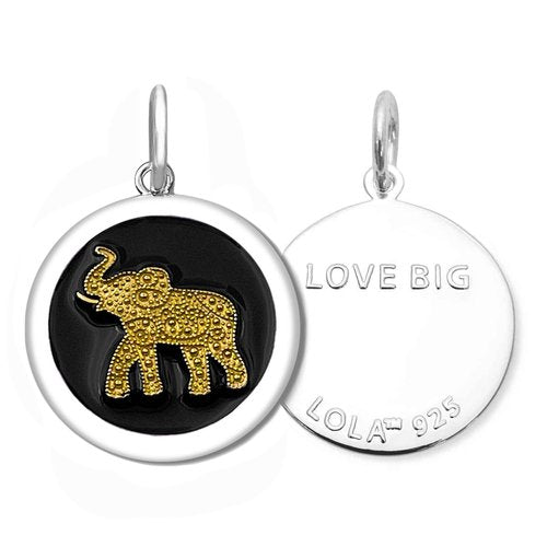 Lola Gold Elephant Pendant - Devine 23