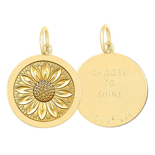 Lola Gold Sunflower Pendant - Devine 23