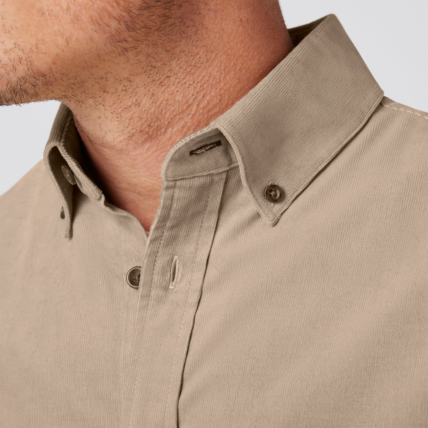 Mizzen+Main Men's Jackson Corduroy Long Sleeve Button Up Shirt - Devine 23