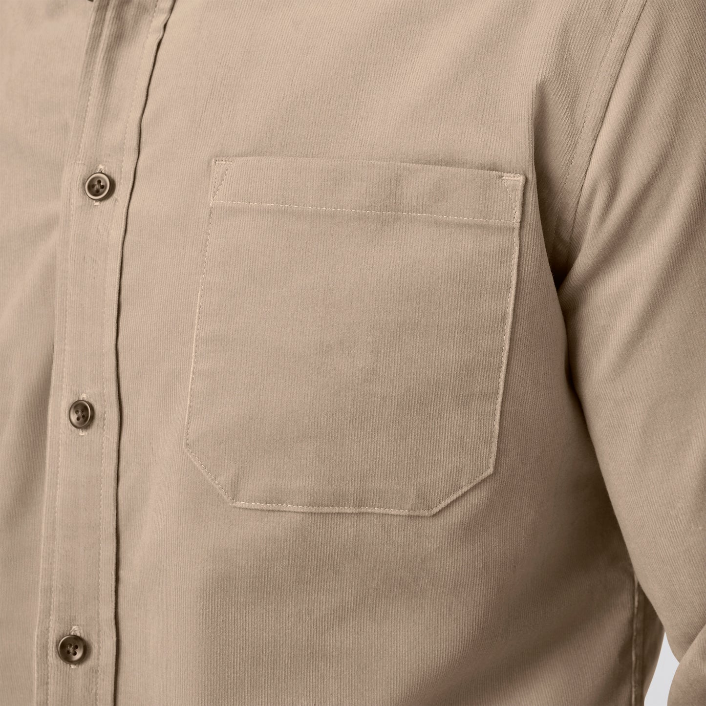 Mizzen+Main Men's Jackson Corduroy Long Sleeve Button Up Shirt - Devine 23