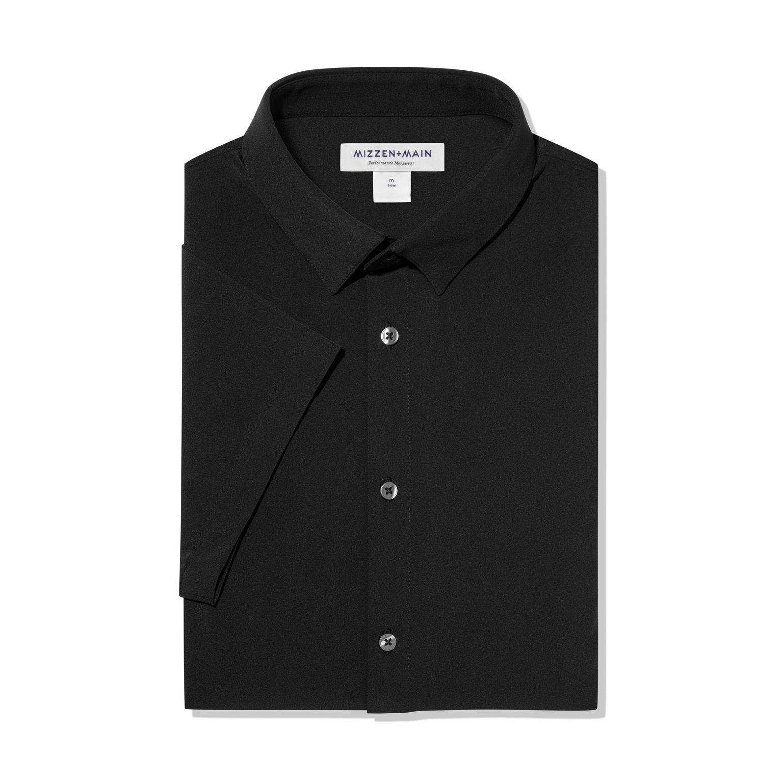 Mizzen+Main Men's Leeward Short Sleeve Dress Shirt - Trim No Tuck - Devine 23