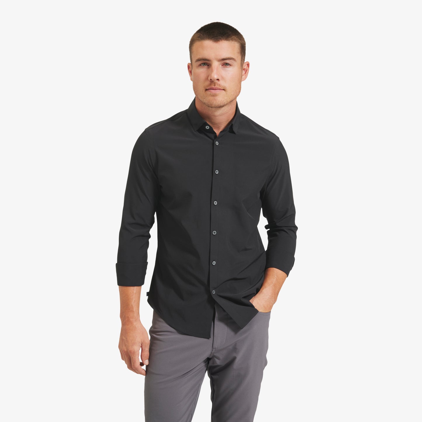 Mizzen+Main Men's Leeward Long Sleeve Dress Shirt - Devine 23