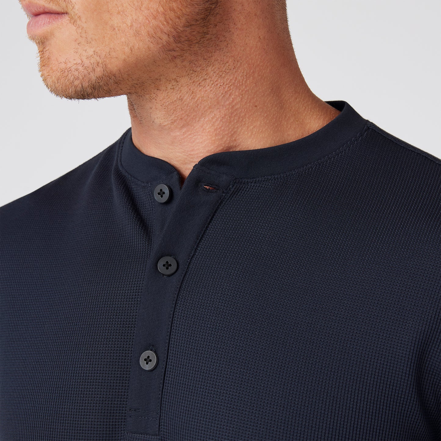 Mizzen+Main Men's Henderson Long Sleeve Henley Shirt - Devine 23