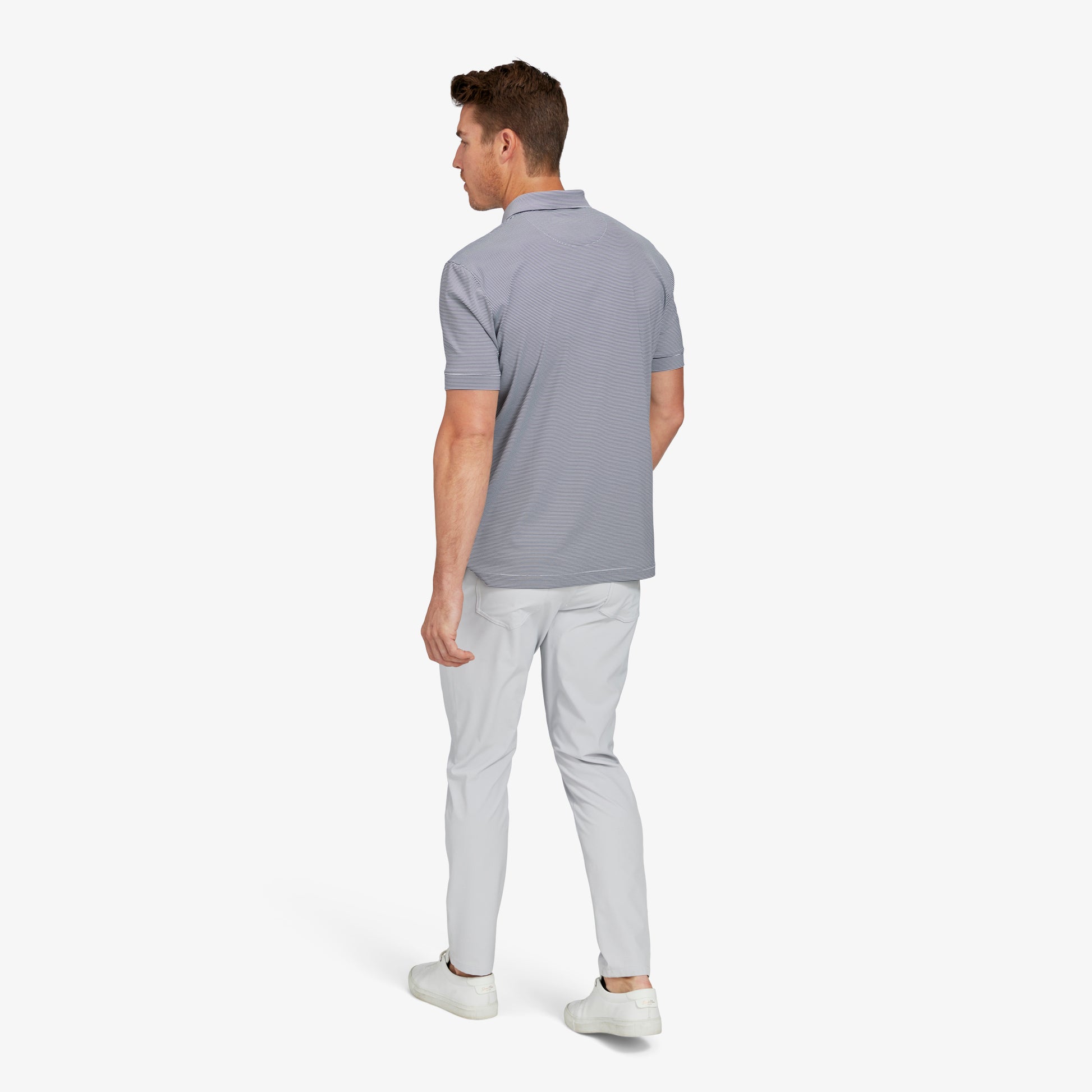 Mizzen+Main Men's Performance Short Sleeve Polo Shirt - Devine 23