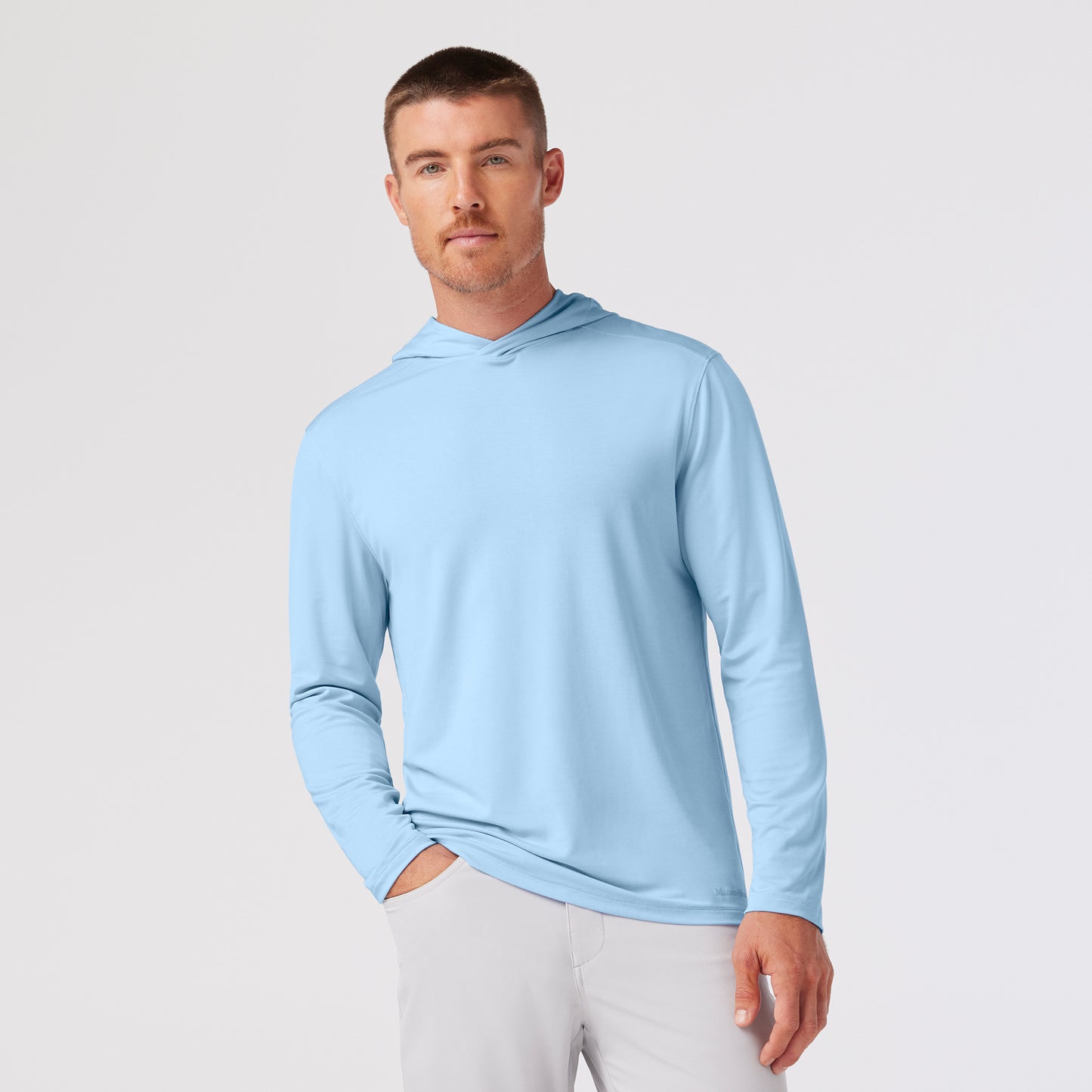 Mizzen+Main Men's Knox Long Sleeve Hoodie Shirt - Devine 23