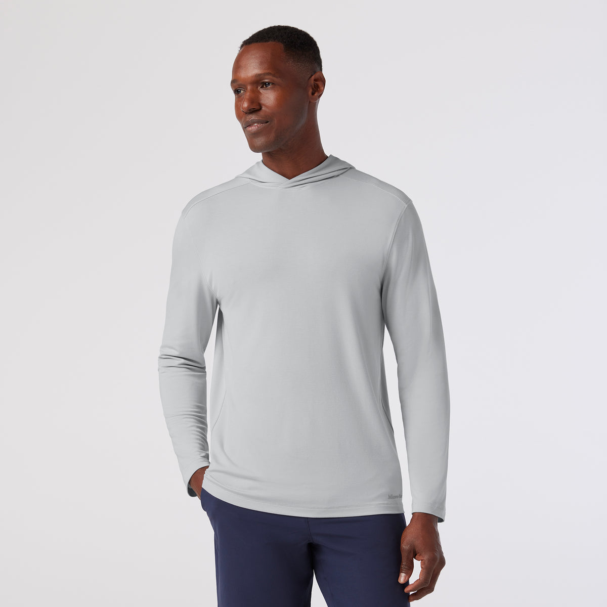 Mizzen+Main Men's Knox Long Sleeve Hoodie Shirt - Devine 23
