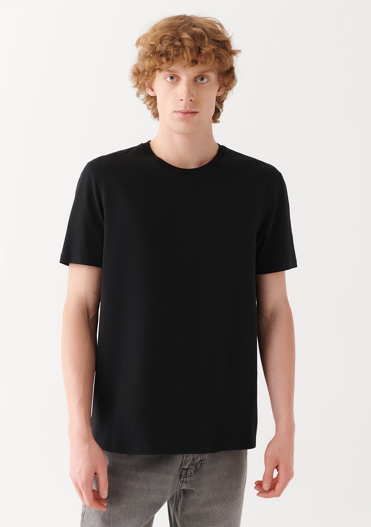 Mavi Men's Basic Crew Neck Tee Shirt - Devine 23