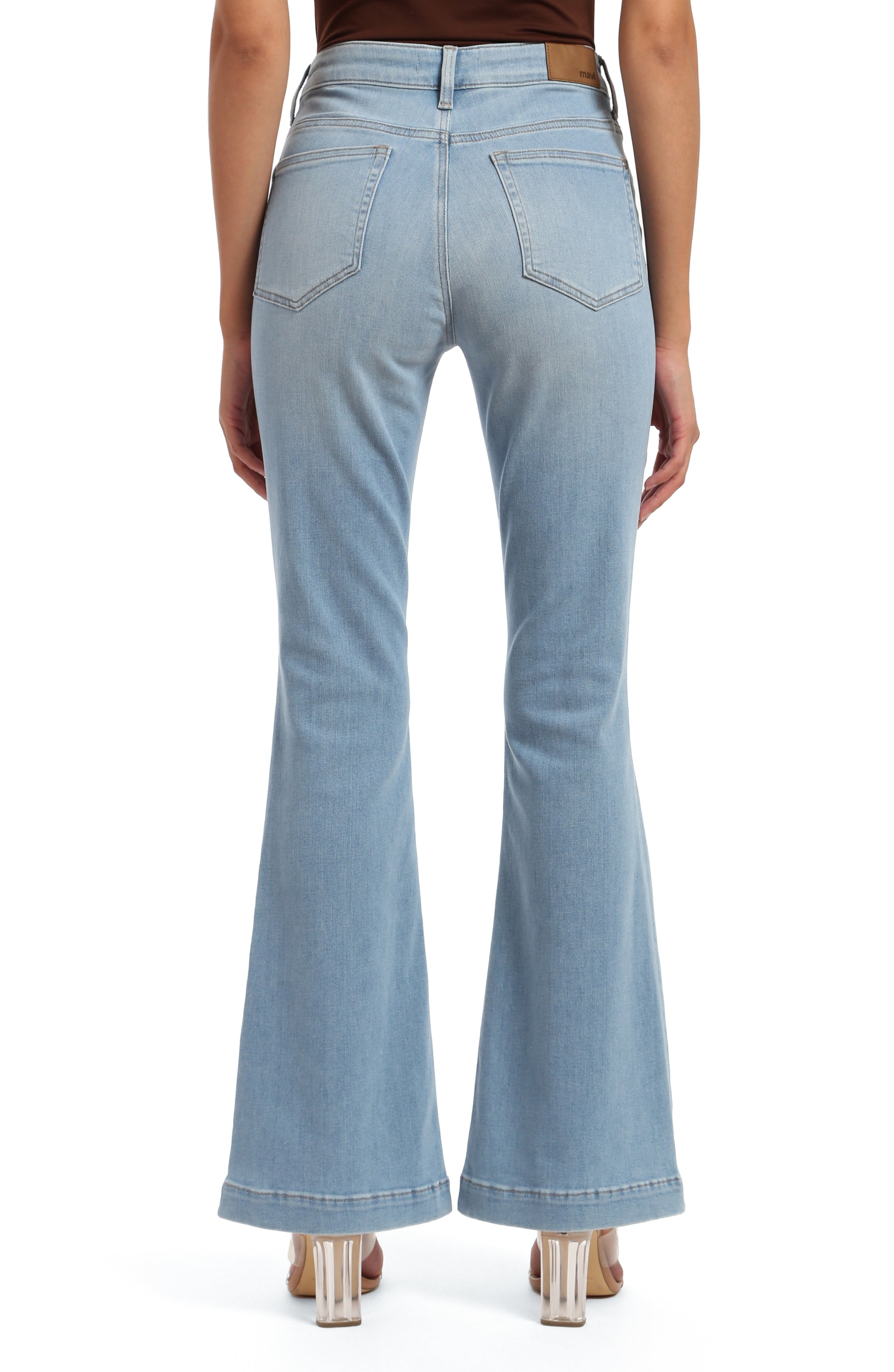 Mavi Women's Sydney Bleach Feather Blue Jeans - Devine 23