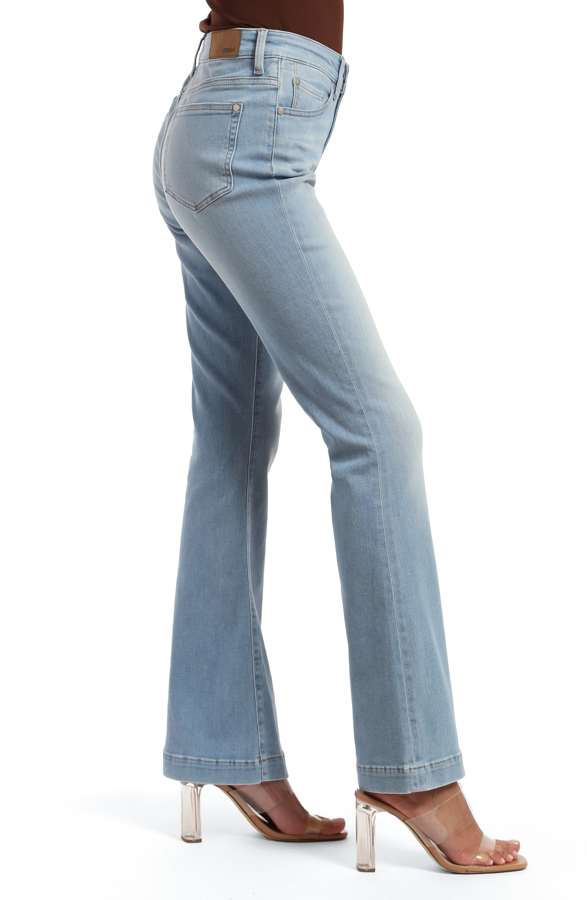 Mavi Women's Sydney Bleach Feather Blue Jeans - Devine 23