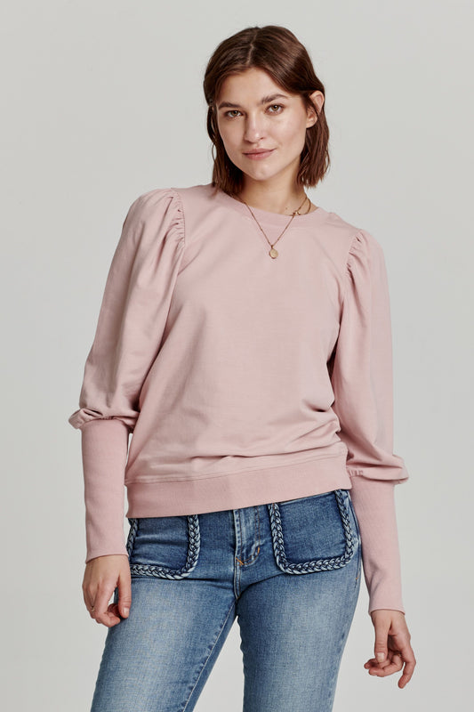Another Love Sweatshirt with Rib Cuffs - Tara
