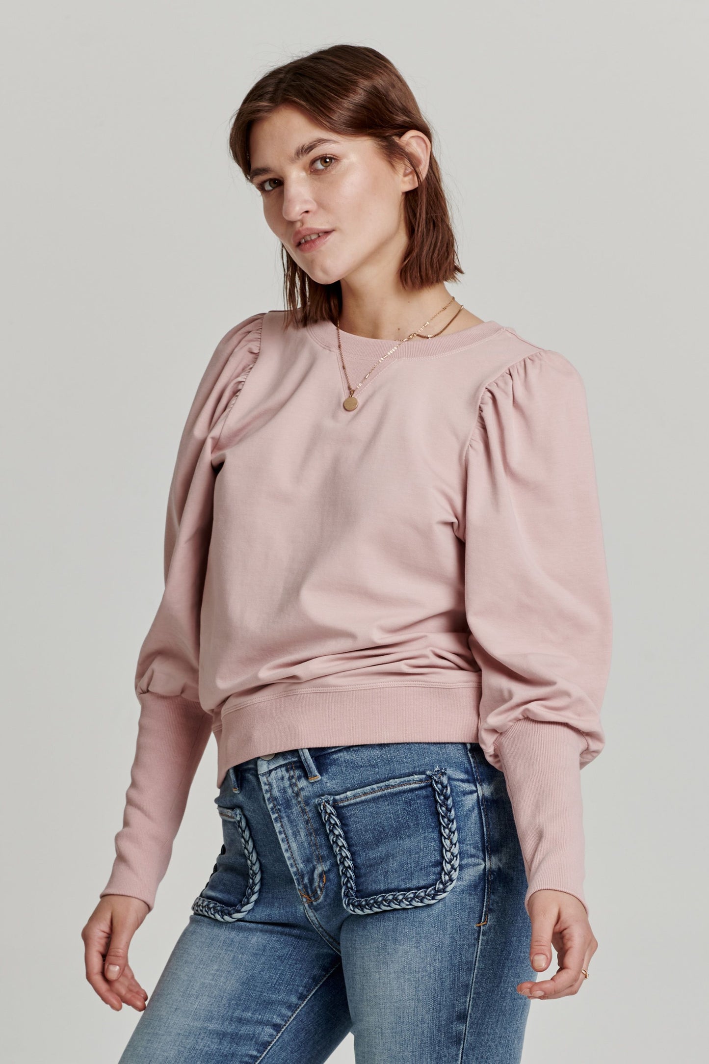 Another Love Sweatshirt with Rib Cuffs - Tara - Devine 23