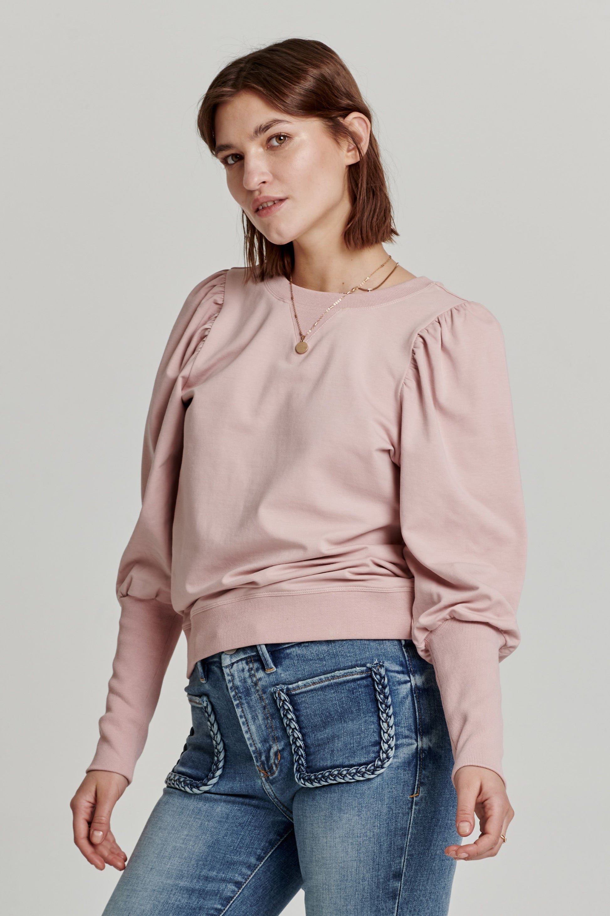 Another Love Sweatshirt with Rib Cuffs - Tara - Devine 23