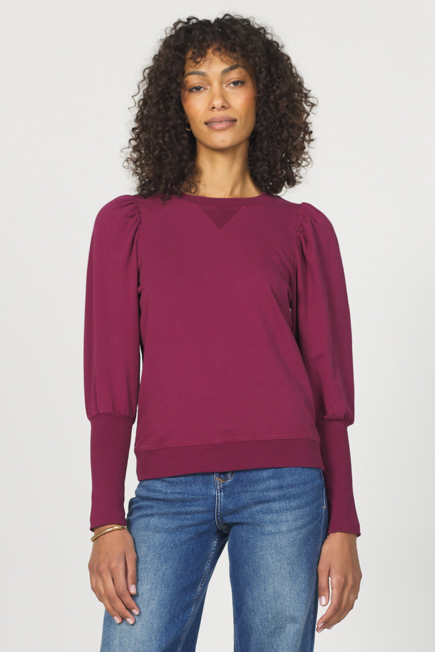 Another Love Sweatshirt with Rib Cuffs - Tara - Devine 23