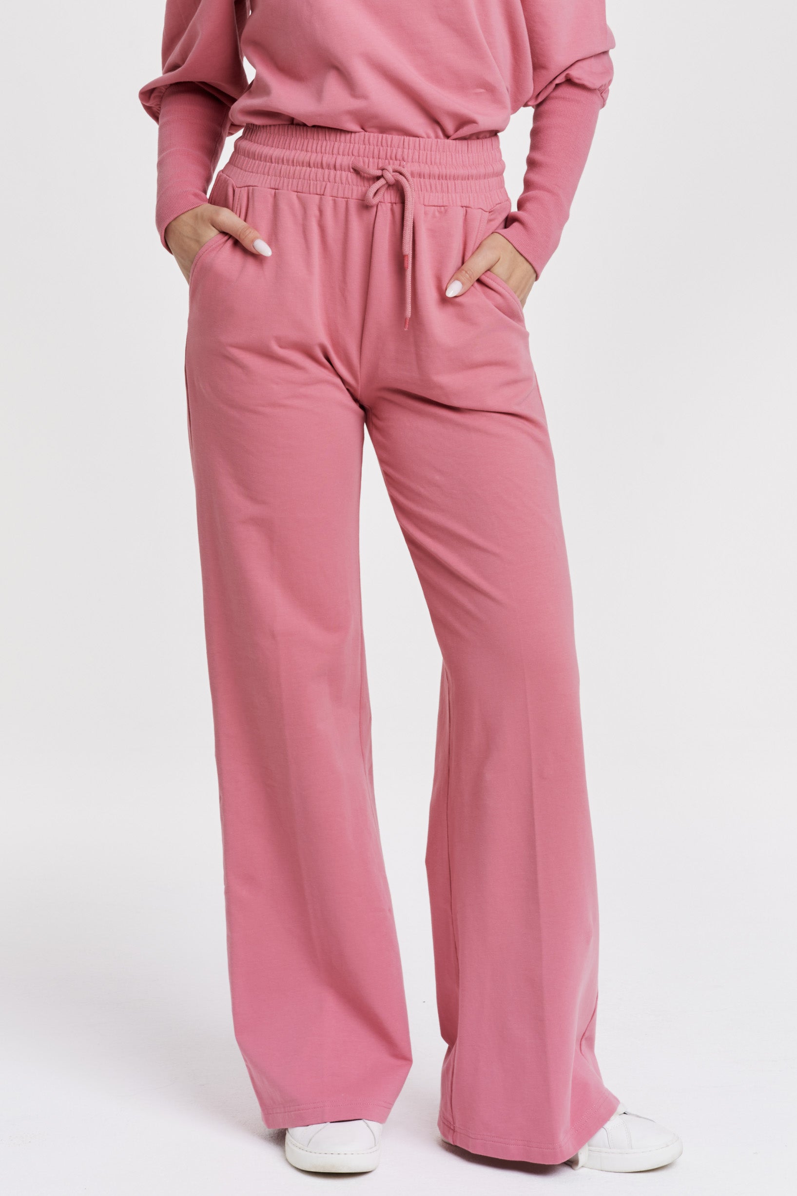 Another Love Elastic Waist Wide Leg Pant - Quincy - Devine 23